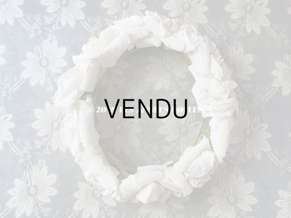 画像5: 1900年代 アンティーク 薔薇のヘッドリース ティアラ (5)