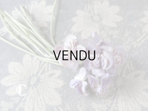 画像8: アンティーク 薄紫の花のコサージュ (8)