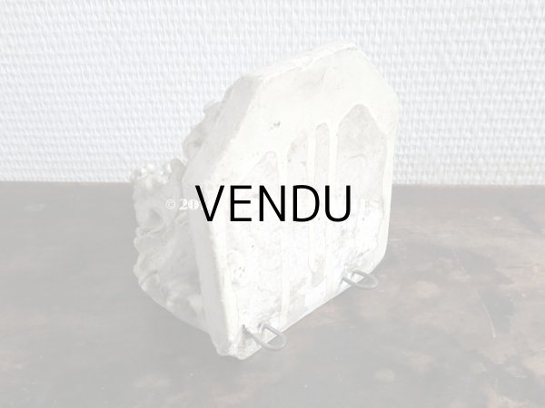 画像6: 19世紀末 アンティーク 石膏の飾り棚のセット 天使 (6)