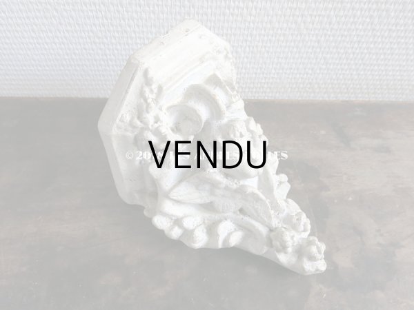 画像3: 19世紀末 アンティーク 石膏の飾り棚のセット 天使 (3)