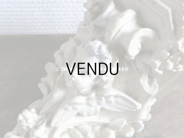 画像12: 19世紀末 アンティーク 石膏の飾り棚のセット 天使 (12)