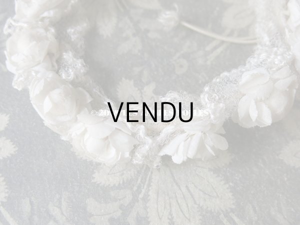 画像5: アンティーク ドール用 薔薇のヘッドリース ティアラ (5)