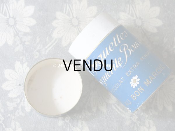 画像9: アンティーク チョコレートのお菓子箱　ボンマルシェ　CROQUETTES MARGUERITE BOUCICAUT　- AU BON MARCHE - (9)