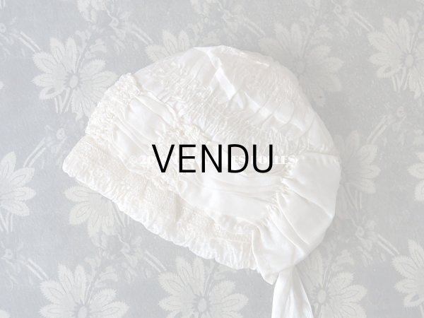 画像6: 1920年代 アンティーク ボネ  (6)