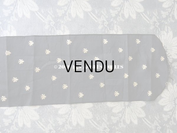 画像6: 19世紀 アンティーク 幅広 シルク製 リボン 蜂 40cm 　 (6)