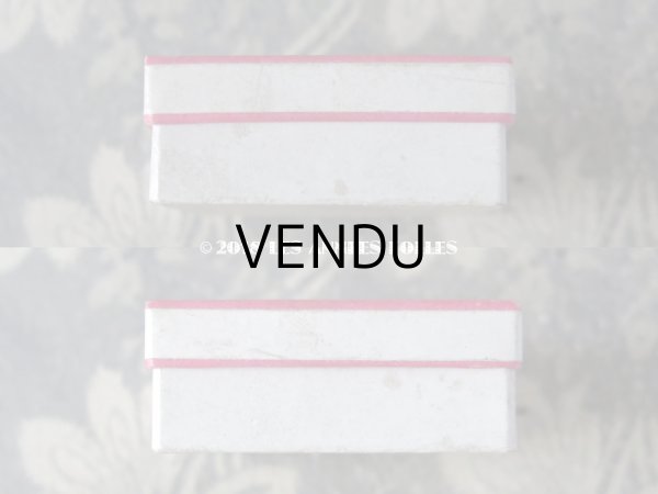 画像6: 1900年代 アンティーク ジュエリーボックス ピンクの縁取り (6)