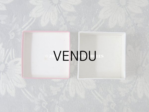 画像5: 1900年代 アンティーク ジュエリーボックス ピンクの縁取り (5)