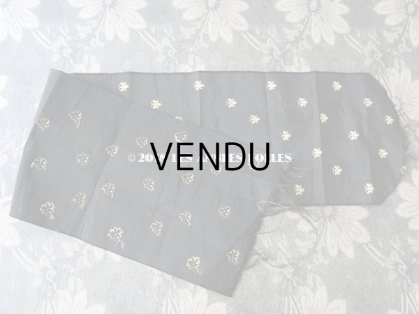 画像7: 19世紀 アンティーク 幅広 シルク製 リボン 蜂 40cm 　 (7)