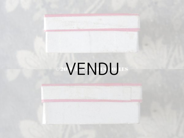 画像4: 1900年代 アンティーク ジュエリーボックス ピンクの縁取り (4)