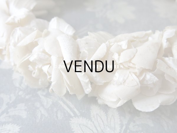 画像8: 1900年代 アンティーク 薔薇のヘッドリース ティアラ (8)