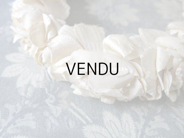 画像7: 1900年代 アンティーク 薔薇のヘッドリース ティアラ (7)
