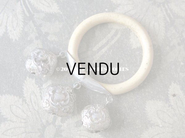 画像3: アンティーク ラトル ロカイユ装飾 (3)