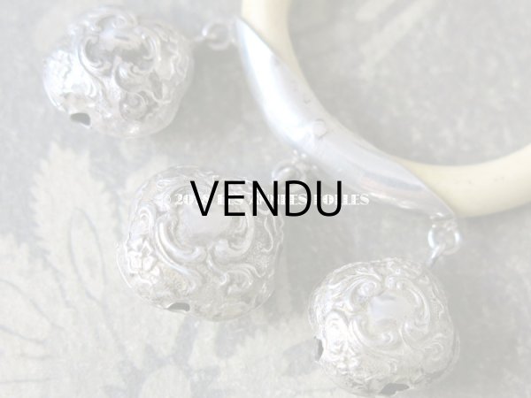 画像5: アンティーク ラトル ロカイユ装飾 (5)