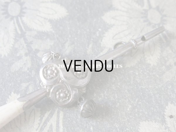 画像5: 19世紀 ナポレオン3世時代 アンティーク ラトル シルバー＆ボーン製 (5)