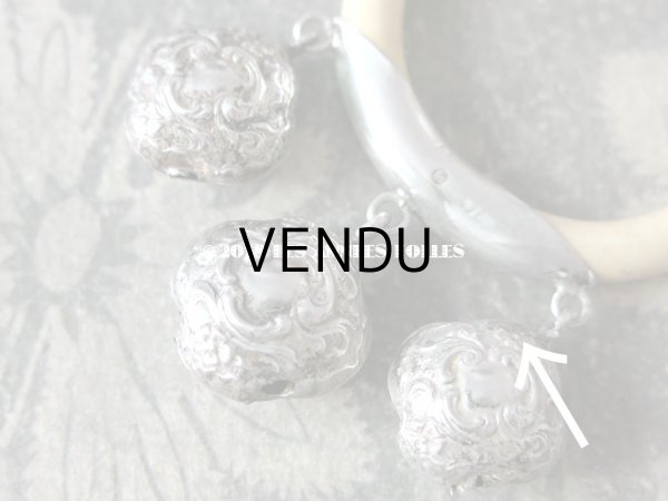 画像4: アンティーク ラトル ロカイユ装飾 (4)