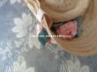 画像9: アンティーク ドール用 ストローハット 淡いピンクの布花&リボン (9)