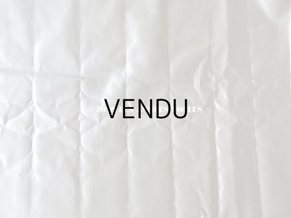 画像7: 19世紀末 アンティーク  シルク製サテン生地 ファブリック アイボリー 60×195cm (7)