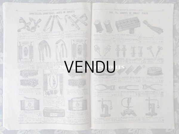 画像9: アンティーク プランタンのカタログ　メスルリー＆パスマントリー CATALOGUE SPECIAL DE MERCERIE - AU PRINTEMPS - 10 (9)