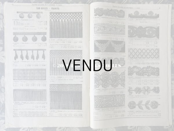 画像15: アンティーク プランタンのカタログ　メスルリー＆パスマントリー CATALOGUE SPECIAL DE MERCERIE - AU PRINTEMPS - 10 (15)