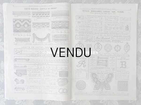 画像7: アンティーク プランタンのカタログ　メスルリー＆パスマントリー CATALOGUE SPECIAL DE MERCERIE - AU PRINTEMPS - 10 (7)