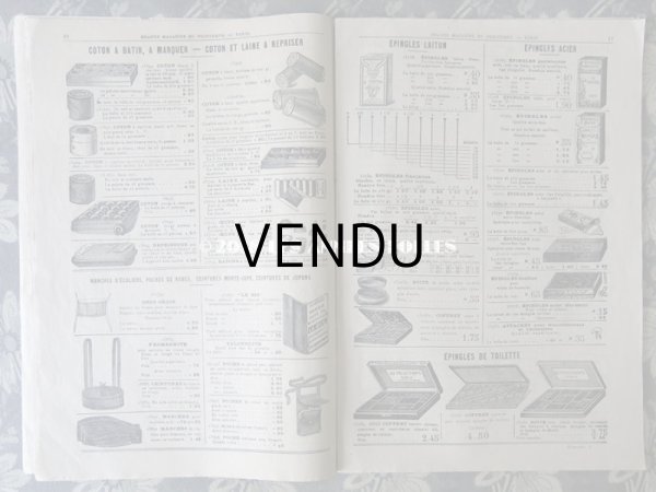 画像4: アンティーク プランタンのカタログ　メスルリー＆パスマントリー CATALOGUE SPECIAL DE MERCERIE - AU PRINTEMPS - 10 (4)