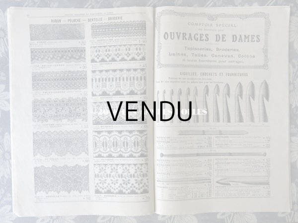 画像10: アンティーク プランタンのカタログ　メスルリー＆パスマントリー CATALOGUE SPECIAL DE MERCERIE - AU PRINTEMPS - 10 (10)