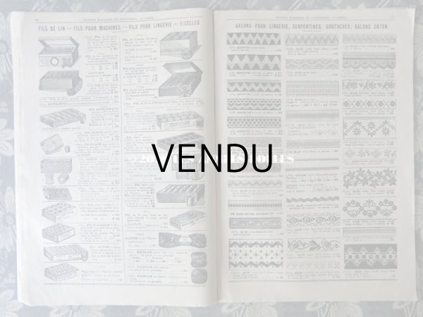画像6: アンティーク プランタンのカタログ　メスルリー＆パスマントリー CATALOGUE SPECIAL DE MERCERIE - AU PRINTEMPS - 10 (6)