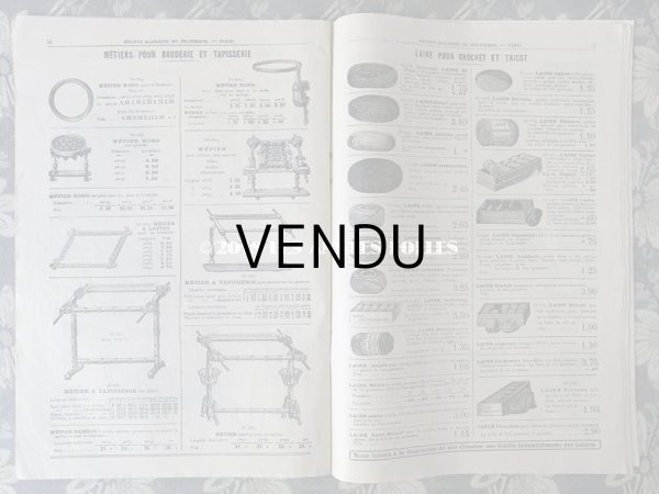 画像14: アンティーク プランタンのカタログ　メスルリー＆パスマントリー CATALOGUE SPECIAL DE MERCERIE - AU PRINTEMPS - 10 (14)