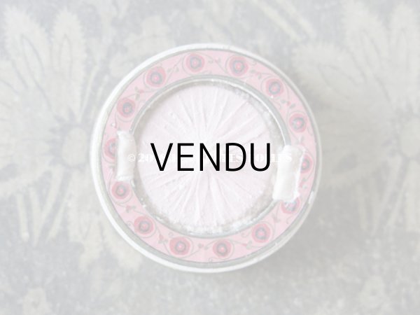 画像6: アンティーク パフ付 小さなパウダーボックス POUDRE NILDE PARIS (6)