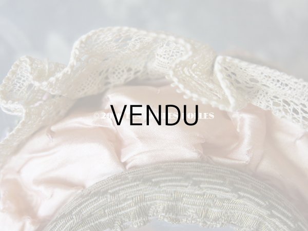 画像11: 19世紀初頭 アンティーク ミラー付　ロココトリム＆レースのオモニエール シルク製 (11)