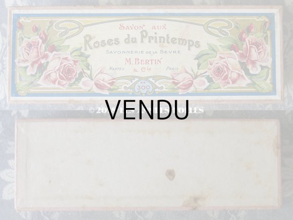 画像3: アンティーク 薔薇のソープボックス  SAVON AUX ROSES DU PRINTEMPS  - M.BERTIN&Cie - (3)