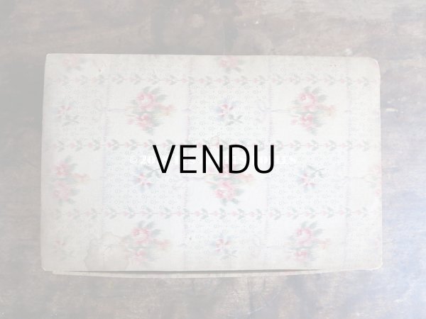 画像5: 1900年代 アンティーク 薔薇の花かご  カルトナージュボックス　レース入れ チェストの引き出し　DENTELLE (5)