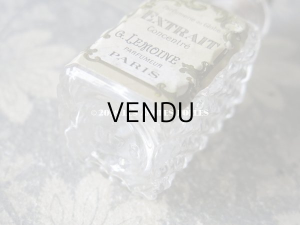 画像6: アンティーク 王冠の栓 パフュームボトル EXTRAIT CONCENTRE - G.LEMOINE PARIS - (6)