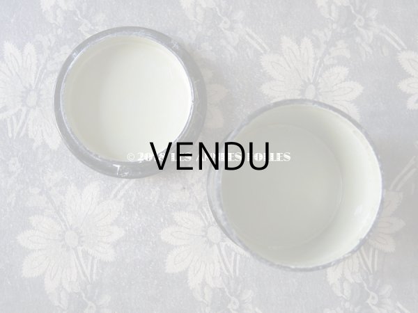 画像9: 19世紀 アンティーク ナポレオン3世時代 パピエマシェ 猫と妖精 パウダーボックス 小物入れ (9)