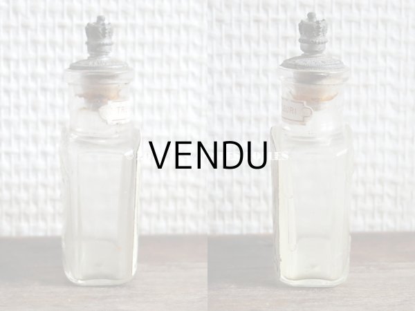 画像4: アンティーク 王冠の栓 パフュームボトル TRIPLE EXTRAIT AUX FLEURS - G.LEMOINE PARIS - (4)