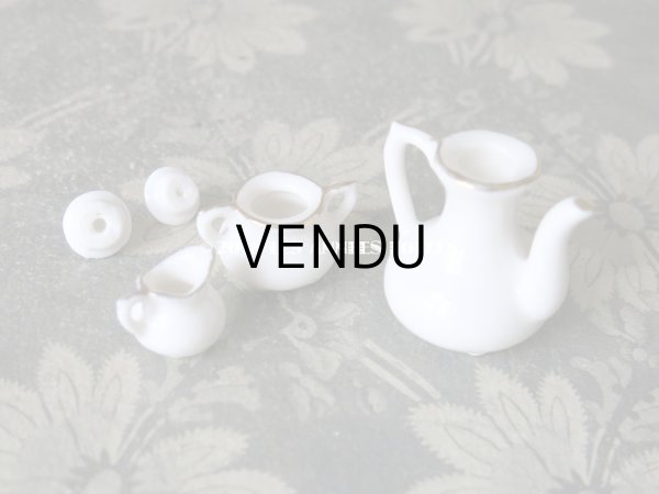 画像4: アンティーク ドール用 薔薇のティーセット  (4)