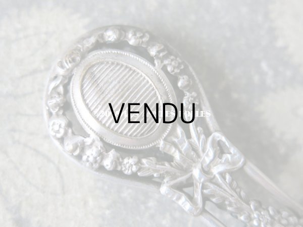 画像5: 1900年代 アンティーク シーリングスタンプ リボンと花のガーランド　【 MA 】 (5)