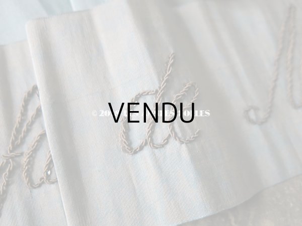 画像3: アンティーク メタル刺繍のリボン 聖母マリアの子供　ENFANT DE MARIE  (3)