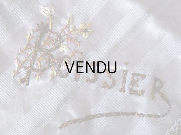 画像4: アンティーク ショコラティエ BOISSIERのお菓子袋  シルク製 - BOISSIER PARIS - (4)