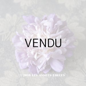 画像: アンティーク 薄紫色の花 1輪のコサージュ