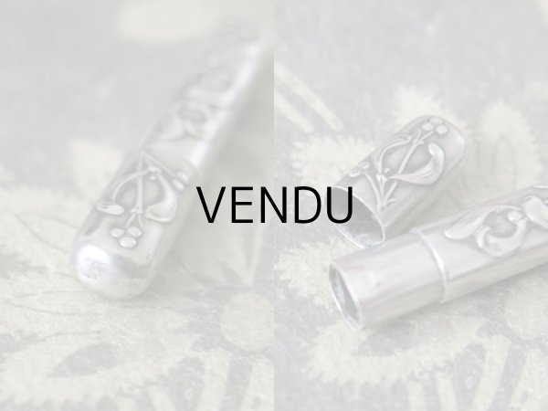 画像6: 1900年代 アンティーク シルバー製 ヤドリギの裁縫道具セット  (6)