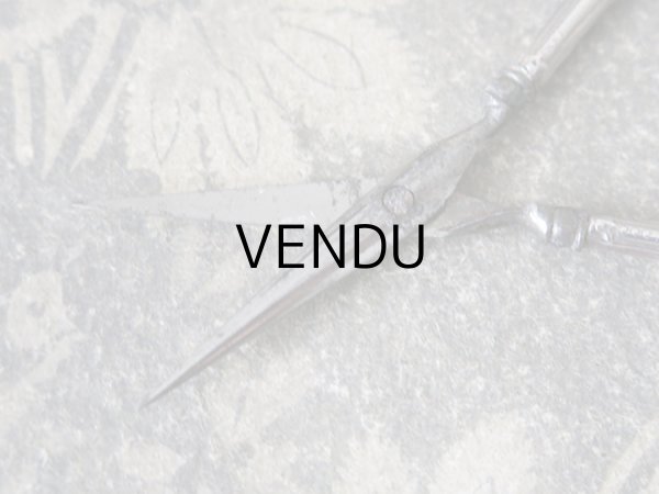 画像14: 1930年代 アンティーク シルバー製 リボン柄のソーイングセット 裁縫道具 (14)