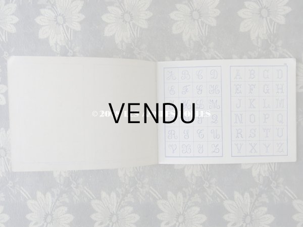 画像12: 19世紀末 アンティーク クロスステッチ & イニシャル モノグラムの刺繍図案帳 MANUELE DE MARQUES & BRODERIES N 165 - N.ALEXANDRE&CIE - (12)