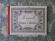 画像1: 19世紀末 アンティーク クロスステッチ & イニシャル モノグラムの刺繍図案帳 MANUELE DE MARQUES & BRODERIES N 165 - N.ALEXANDRE&CIE - (1)