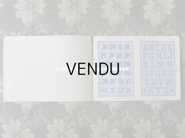 画像10: 19世紀末 アンティーク クロスステッチ & イニシャル モノグラムの刺繍図案帳 MANUELE DE MARQUES & BRODERIES N 165 - N.ALEXANDRE&CIE - (10)
