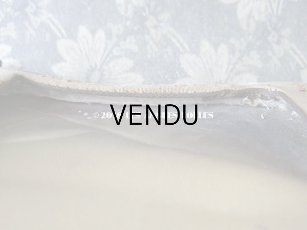 画像9: アンティーク リボン刺繍のフォトフレーム 薔薇の花かご＆薔薇とリボンのガーランド (9)