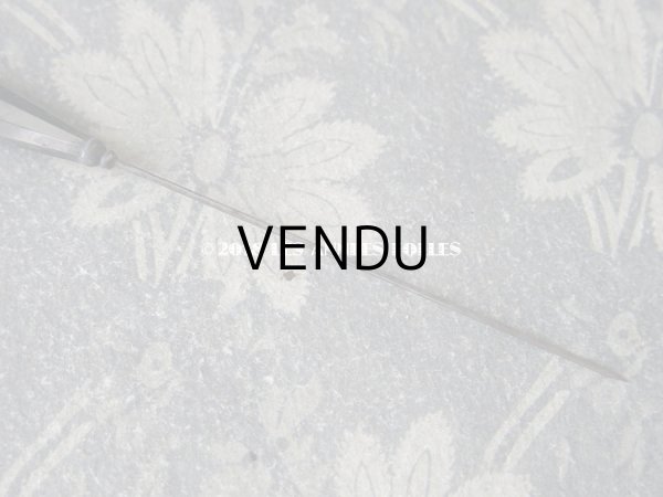 画像10: 1900年代 アンティーク 吹きガラス製のハットピン シルバー　エパングル  (10)