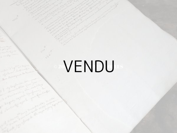 画像13: 1684年 アンティーク　古文書の大きな冊子 (13)