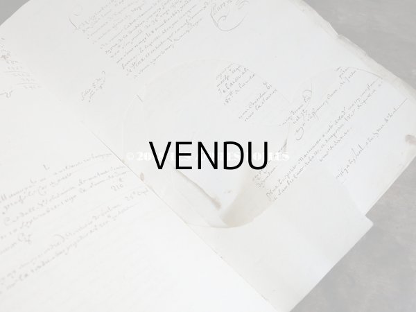 画像11: 1684年 アンティーク　古文書の大きな冊子 (11)