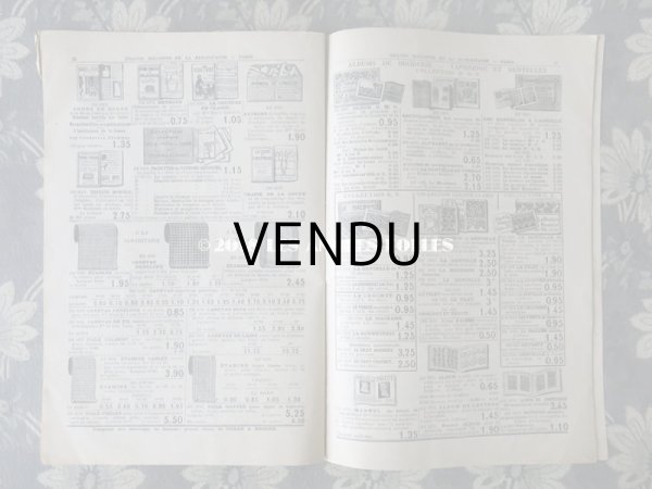 画像7: アンティーク サマリテーヌのカタログ　メスルリー＆ タペストリー & 刺繍 MERCERIE OUVRAGES DE DAMES ETE 1914 - SAMARITAINE -  (7)